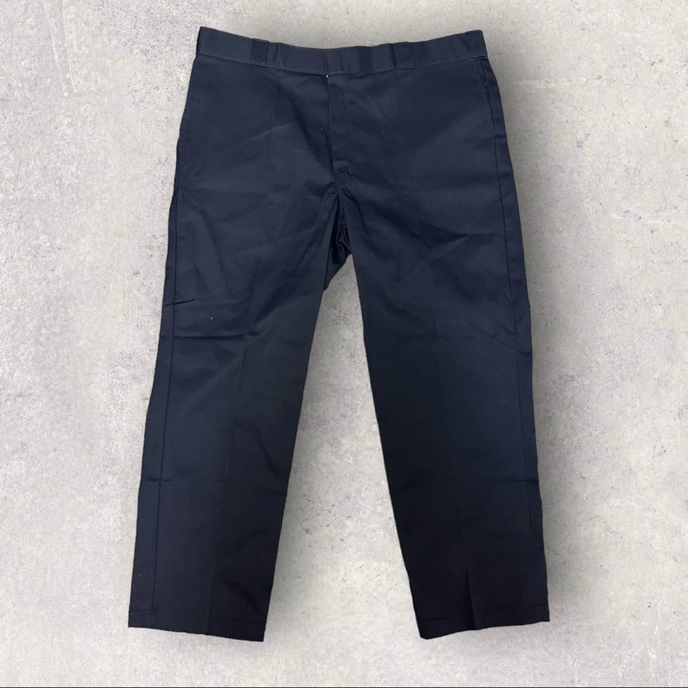Dickies Men's 42x30 874 Original Navy Work School Uniform Straight Leg Pants